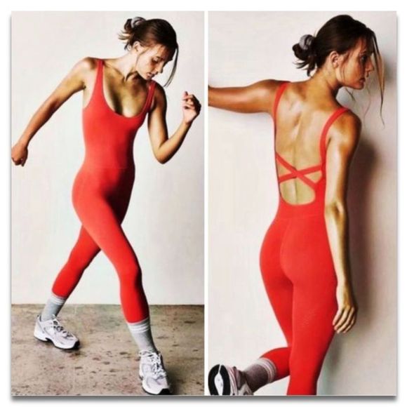 Tiny pinhole- Free People Movement Good Karma Onesie - Picture 15 of 15